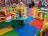 Мягкий пол в детскую комнату, коврики-пазлы из ЭВА 50х50x1 см, коричневый