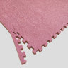 Детский мягкий пол с ковролином NEEU 60x60 см, розовый 01
